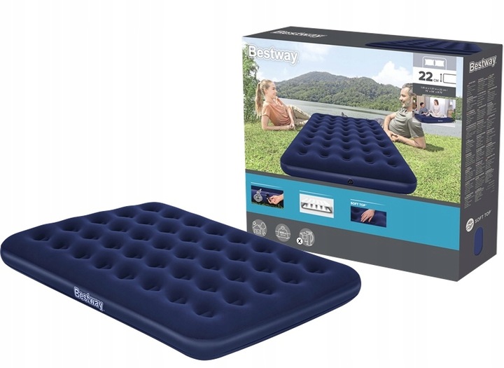Materac dwuosobowy Bestway 191 x 137 x 22 cm 67002
