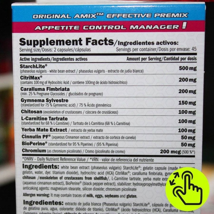 BLOKER APETYTU - tabletki zmniejszajace apetyt, zahamowanie apetytu Amix