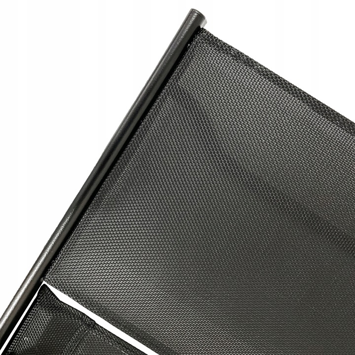 MEBLE NA BALKON TARAS SKŁADANE KOMPLET ZESTAW TASOS 2-OS 60 L CZARNY