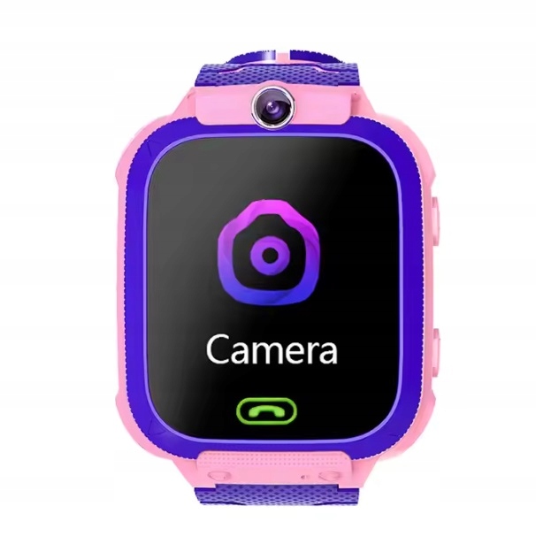 Zegarek dziecięcy / MK-Tech / GPS / smartwatch / lokalizator / fioletowy