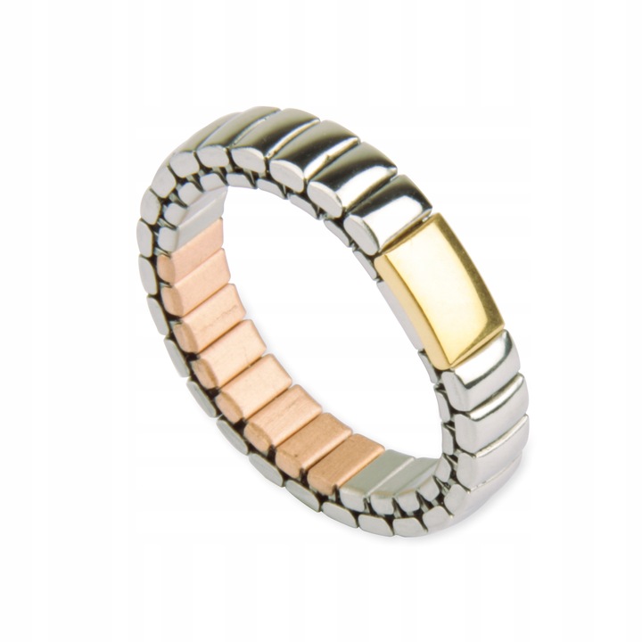 PIERŚCIONEK OBRĄCZKA MAGNETYCZNA ZŁOTA SREBRNA