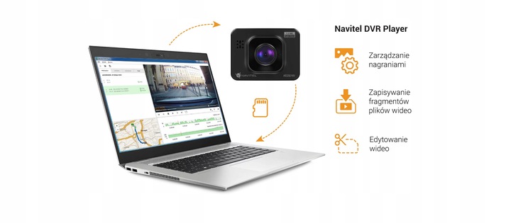 Wideorejestrator Navitel AR250 NV - Auto-Start, G-sensor, tryb parkingowy