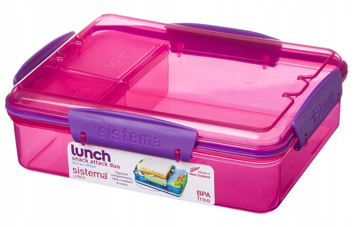 Pojemnik Na Żywność Śniadaniówka Lunchbox Sistema Snack Attack Box 975ml