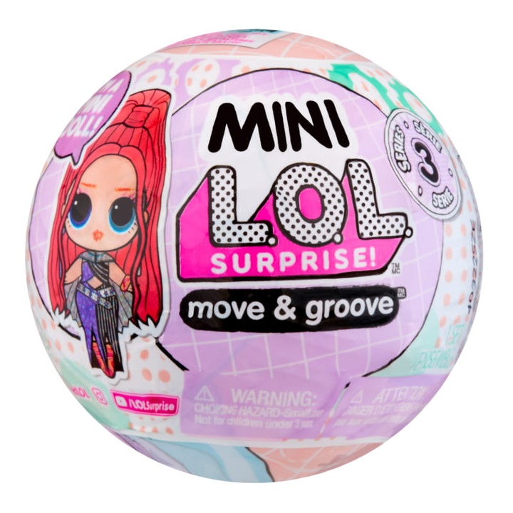LOL SURPRISE OMG LALKA KULA MOVE & GROOVE MINI LALECZKA MINIATURKA ZESTAW