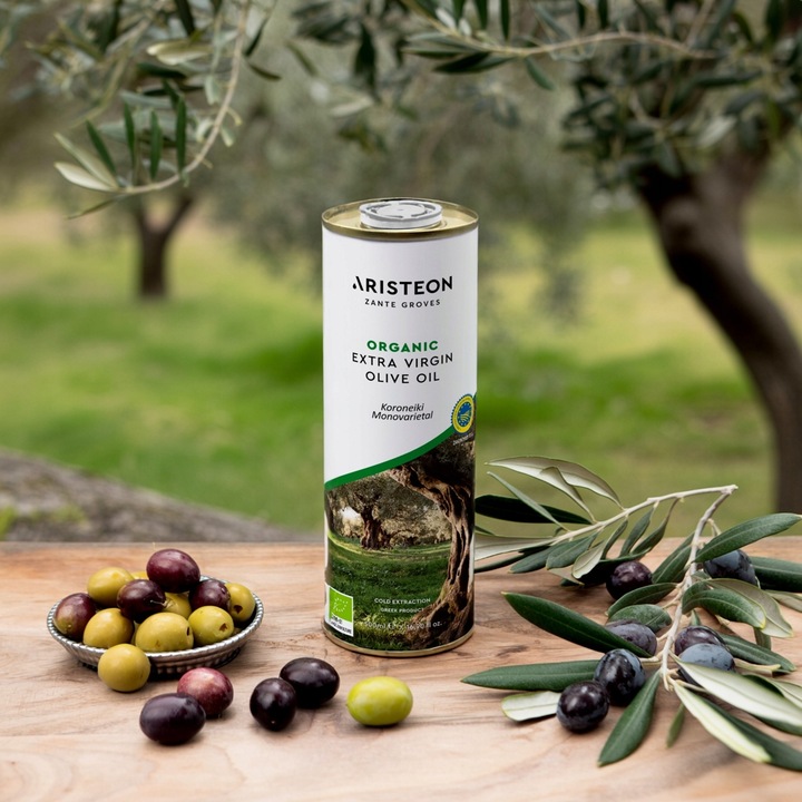 Oliwa z oliwek BIO EXTRA VIRIGIN Grecka ARISTEON 500 ml TŁOCZONA NA ZIMNO