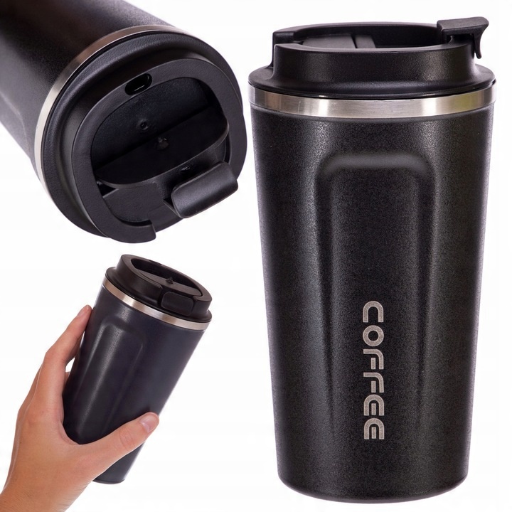 SMART KUBEK TERMICZNY TERMOS BIDON 510ML CZARNY