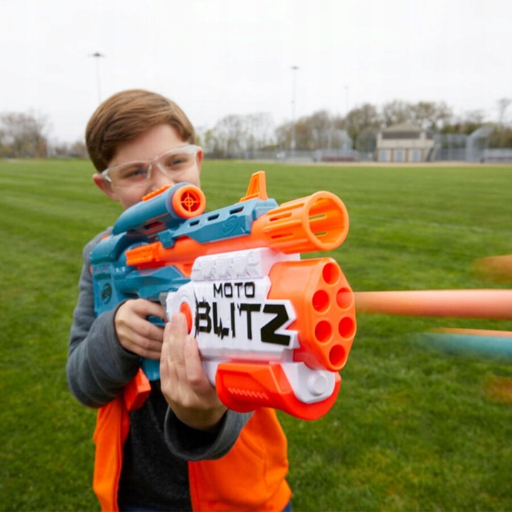 AUTOMATYCZNY PISTOLET NERF ELITE 2.0 KARABIN SHOTGUN 2W1 + 22 STRZAŁKI