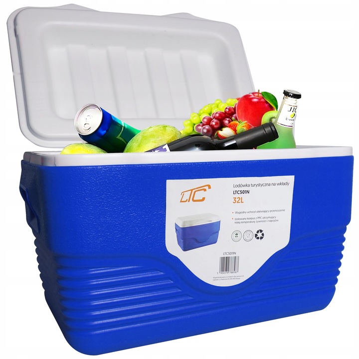 LODÓWKA TURYSTYCZNA SAMOCHODOWA SKRZYNIA TERMICZNA 32 LITRY XXXL