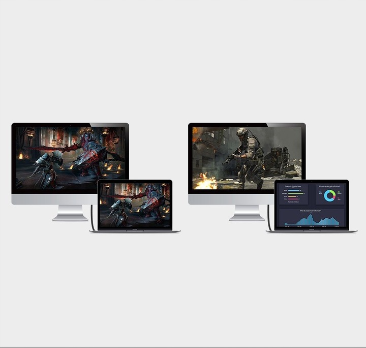 UGREEN KABEL DISPLAYPORT DO DISPLAYPORT 1.2 4K MOCNY PRZEWÓD 2M