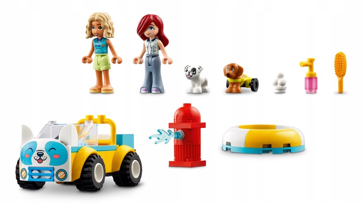 PREZENT LEGO dla 4, 5 latki FRIENDS 42635 Samochód do pielęgnacji psów +