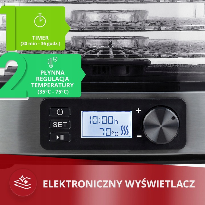 Suszarka spożywcza do grzybów owoców ziół warzyw MPM MSG-12