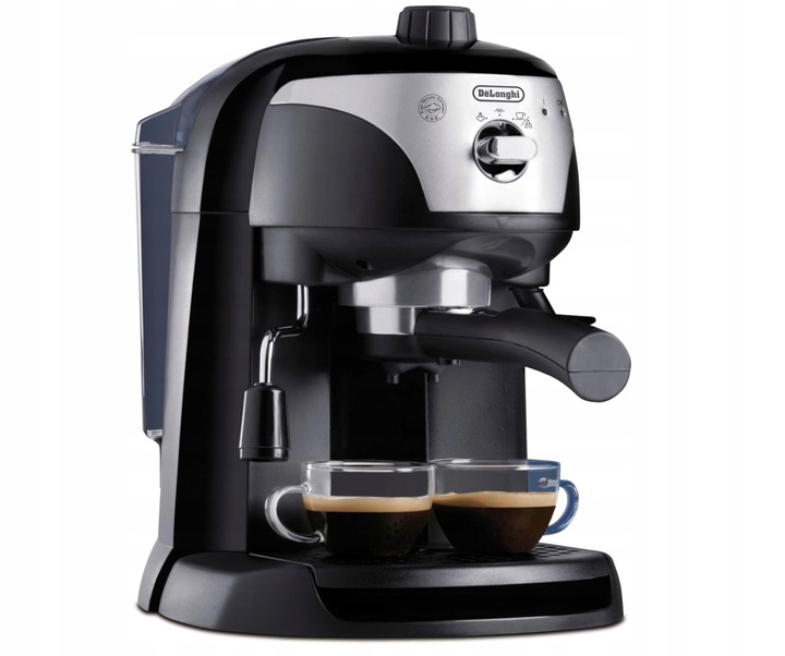 Kolbowy ekspres ciśnieniowy De'Longhi EC 201CD.B 1100 W czarny
