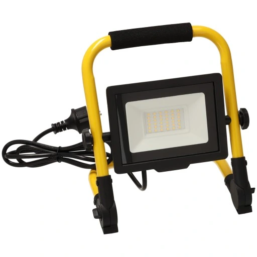 HALOGEN LED 50W Roboczy Budowlany IP65 z Uchwytem