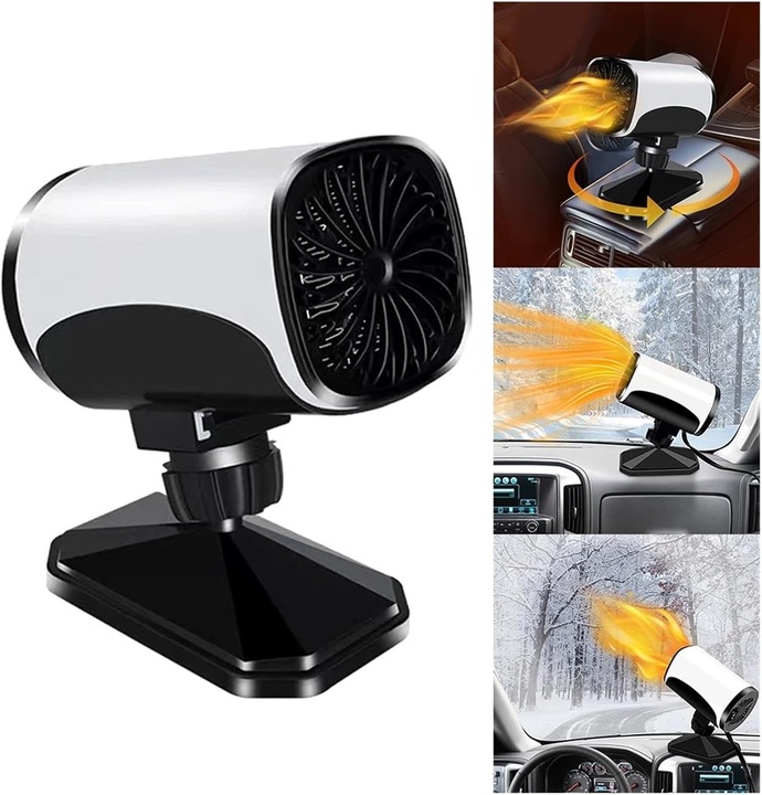 OGRZEWANIE SAMOCHODOWE,12V PRZENOŚNY ODMRAŻACZ, DO SAMOCHODÓW ZIMOWYCH