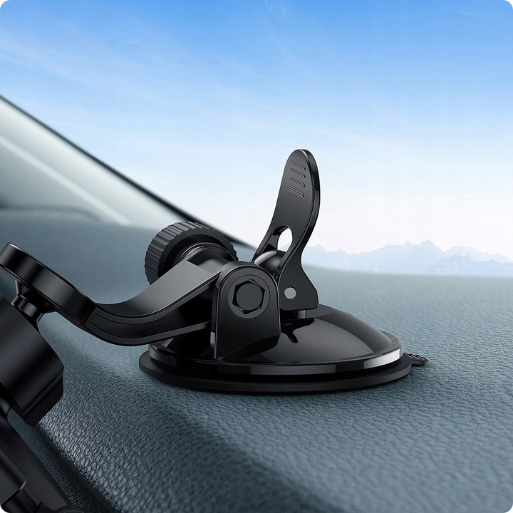 AUTOMATYCZNY UCHWYT SAMOCHODOWY BASEUS DO TELEFONU NA KOKPIT SZYBĘ 360°