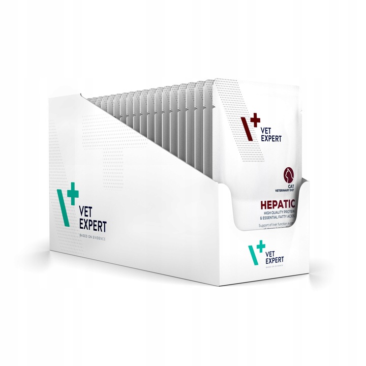 VET EXPERT HEPATIC CAT saszetka 12x100g - mokra karma weterynaryjna dla kot