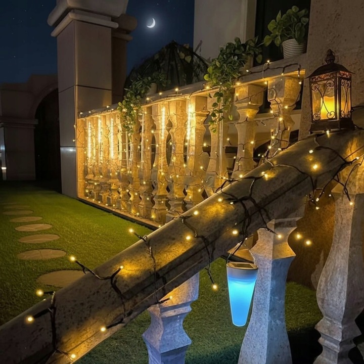 LAMPKI NA CHOINKĘ choinkowe 500 LED zewnętrzne wewnętrzne z funkcjami 40M