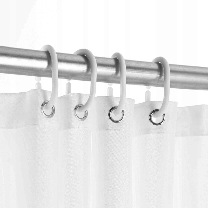 ZASŁONA PRYSZNICOWA TEKSTYLNA KOTARA DO WANNY ZASŁONKA POD PRYSZNIC KURTYNA