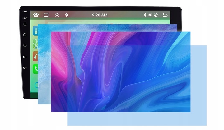 RADIO SAMOCHODOWE 2 DIN ANDROID AUTO CARPLAY 6GB RAM WIFI GPS RDS DSP FM 9"