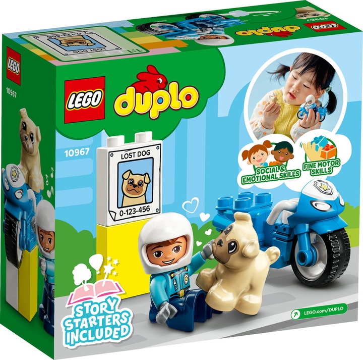 LEGO DUPLO 10967 Motocykl policyjny