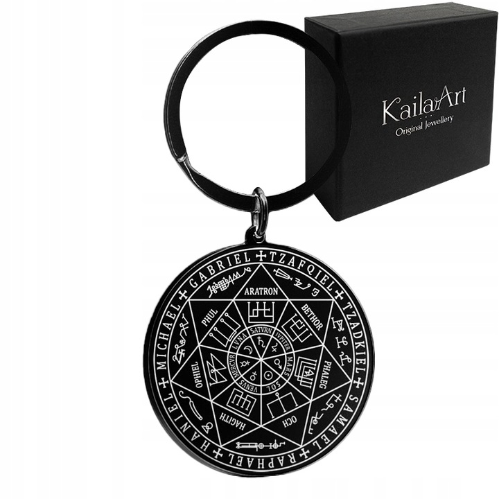 BRELOK 7 ARCHANIOŁÓW ANIOŁ GABRIEL MICHAŁ PIECZĘĆ SALOMONA AMULET SZCZĘŚCIA