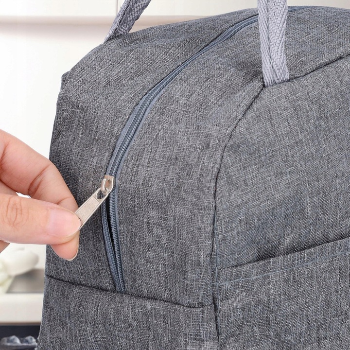 TORBA TERMICZNA śniadaniowa do pracy na jedzenie lunch torebka plażowa