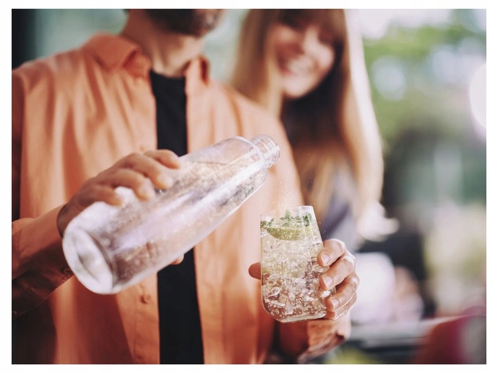 SODASTREAM SZKLANA BUTELKA KARAFKA 2x1L DO SATURATORA DUO ZESTAW