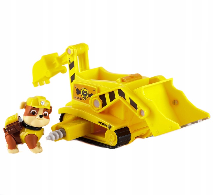 PSI PATROL RUBBLE SPYCHACZ SPIN MASTER ZESTAW FIGURKA+POJAZD TRANSFORMUJĄCY