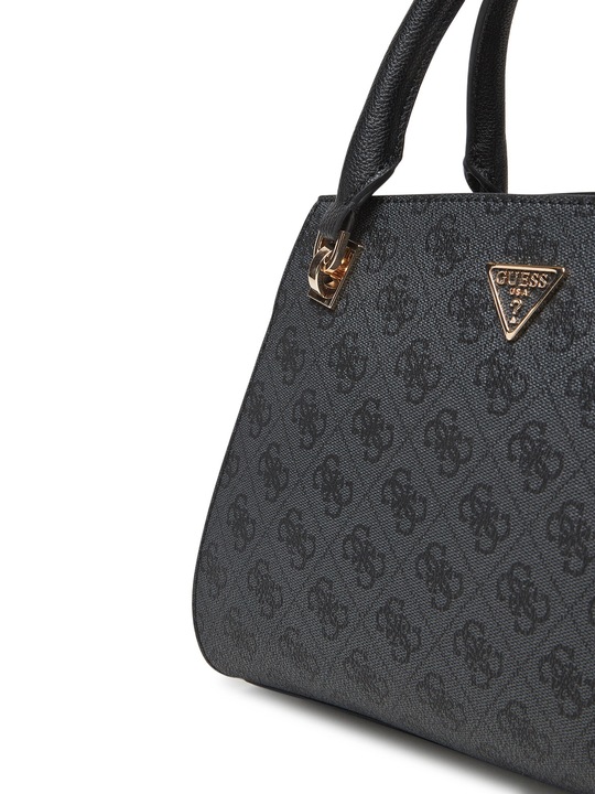 Torebka damska Guess Kuferek Elegancka Modna na zamek HWBG9672070 Czarna