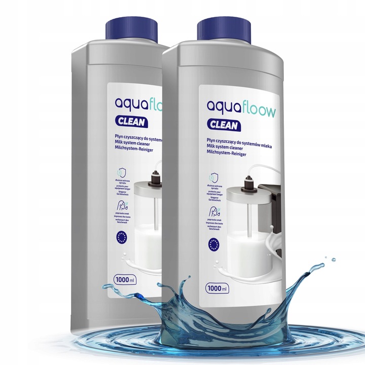 Płyn do czyszczenia obiegu mleka w ekspresie AquaFloow Cleani 2x 1l