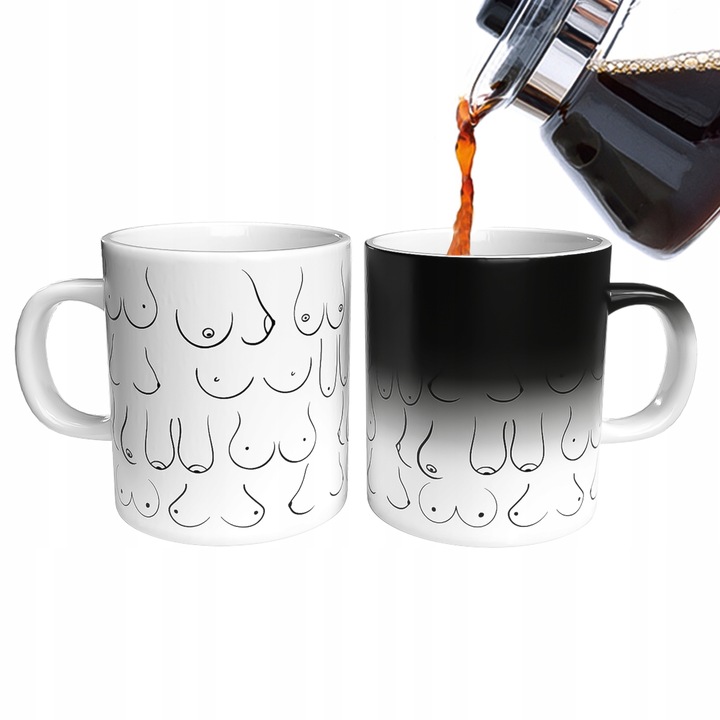 MAGICZNY KUBEK DLA CHŁOPAKA CYCKI CYCUSZKI BOOBS