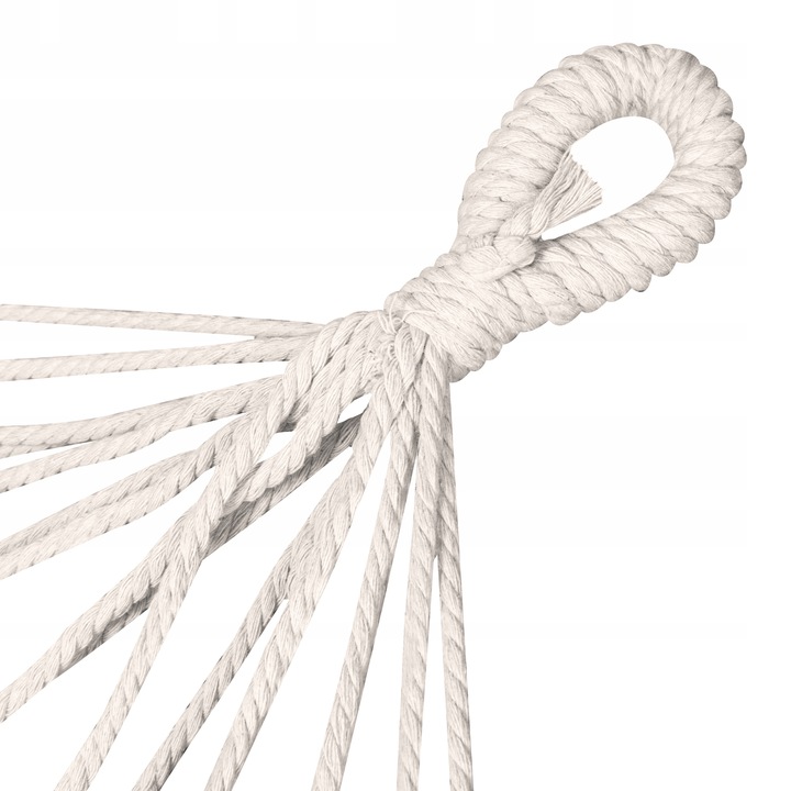 Hamak ogrodowy bawełniany jednoosobowy 200 x 100 cm Spokey ZUNI