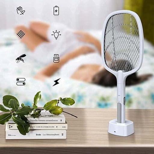 ELEKTRYCZNA ŁAPKA NA DUŻO OWADY PACKA NA KOMARY 3000V PALETKA OWADOBÓJCZA