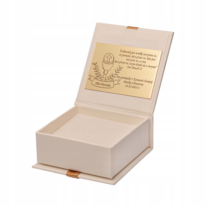 Łańcuszek złoty próba 585 - splot pancerka gładka 45 cm PREZENT