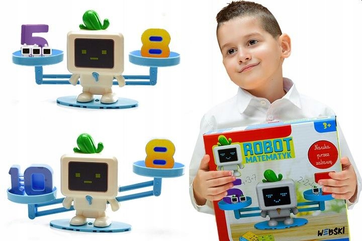 Prezent Pod Choinkę Gra Liczbowa Edukacyjna Robot