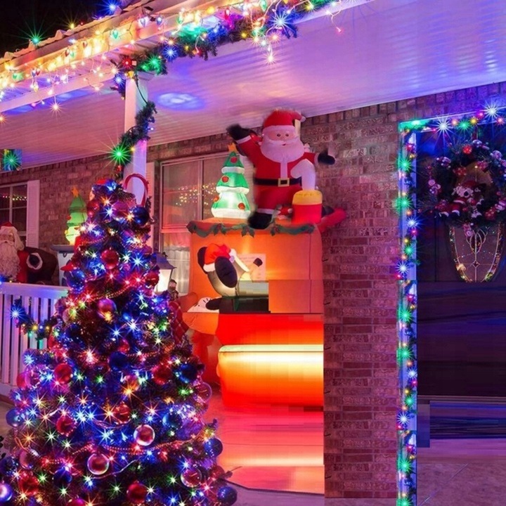 LAMPKI CHOINKOWE 500 LED ZEWNĘTRZNE WEWNĘTRZNE OZDOBY ŚWIĄTECZNE ŚWIATEŁKA