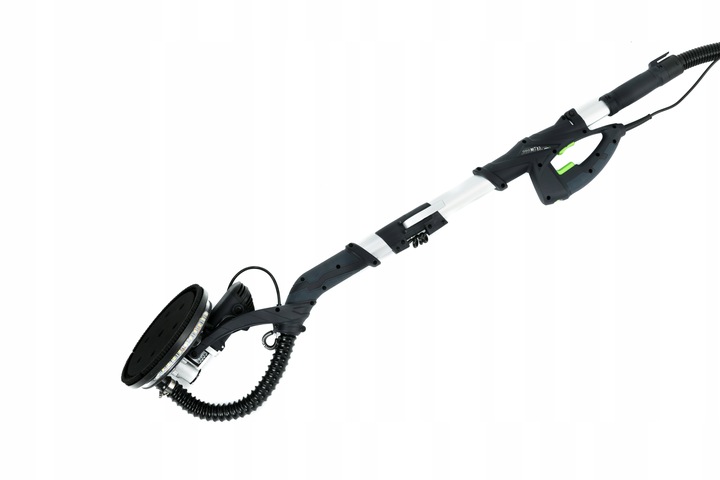 SZLIFIERKA DO GIPSU GLADZI TYNKU ZYRAFA Z PODŚWIETLENIEM LED BEZPYŁOWA