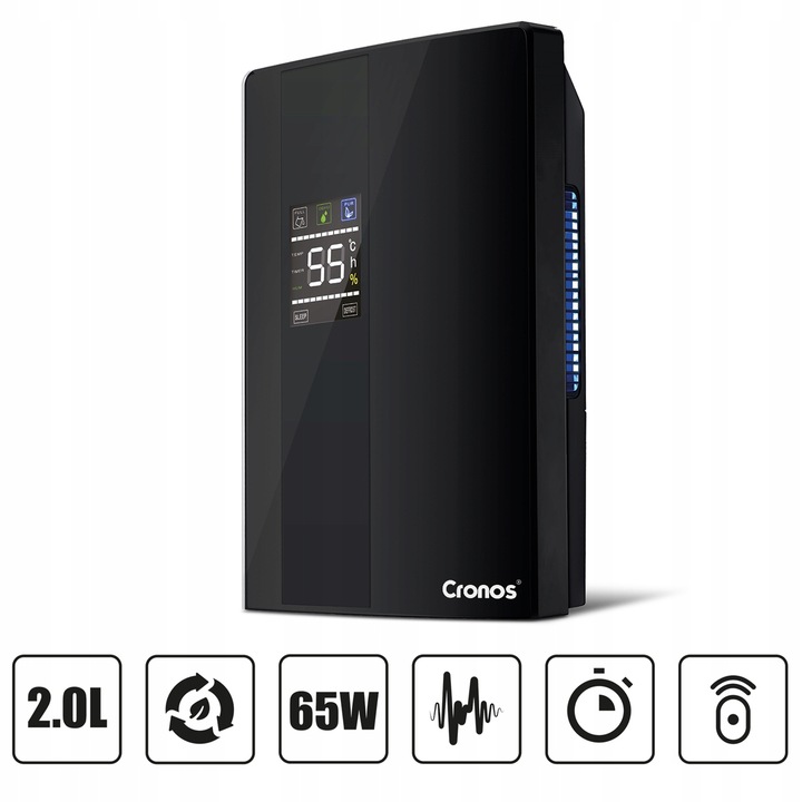 OSUSZACZ POWIETRZA POCHŁANIACZ WILGOCI 2,2L CICHY 65W CRONOS