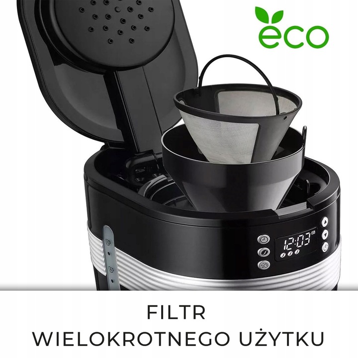 Ekspres przelewowy Air Essence Aroma OverFlow 1,4 l czarny