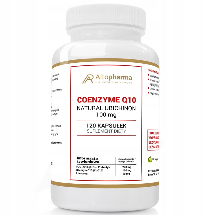 KOENZYM Q10 FORTE 100mg CoQ10 UBICHINON 120k