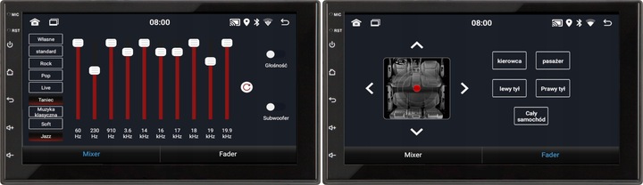 RADIO SAMOCHODOWE 2 DIN WiFi GPS ANDROID BLUETOOTH USB RDS KAMERA COFANIA