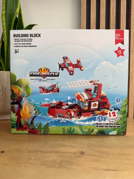 KLOCKI KONSTRUKCYJNE 12w1 POJAZDY RATOWNICZE KALENDARZ ADWENTOWY PREZENT