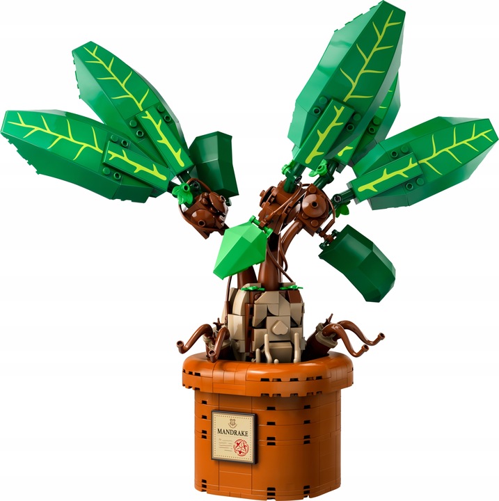 LEGO Harry Potter 76433 Mandragora Model Wrzeszczącej Rośliny w Doniczce