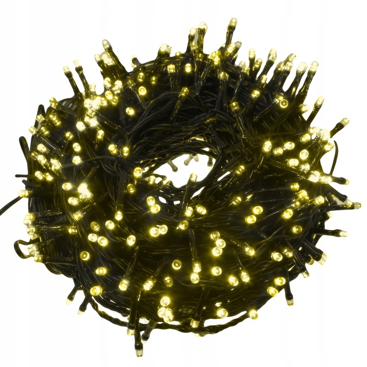 LAMPKI CHOINKOWE 500 LED ZEWNĘTRZNE WEWNĘTRZNE ŚWIATEŁKA IP44 CIEPŁA