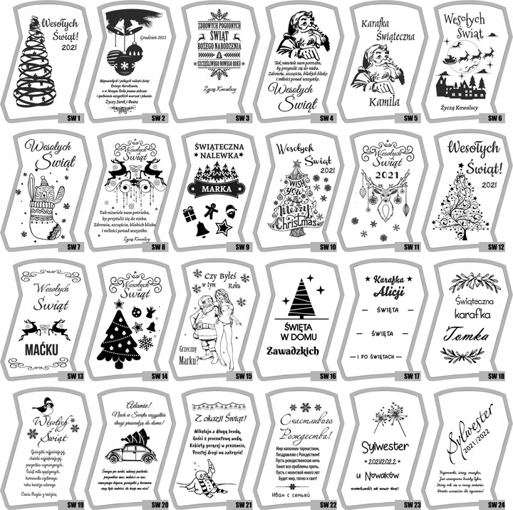 Zestaw do Whisky Karafka dwie szklanki z GRAWEREM