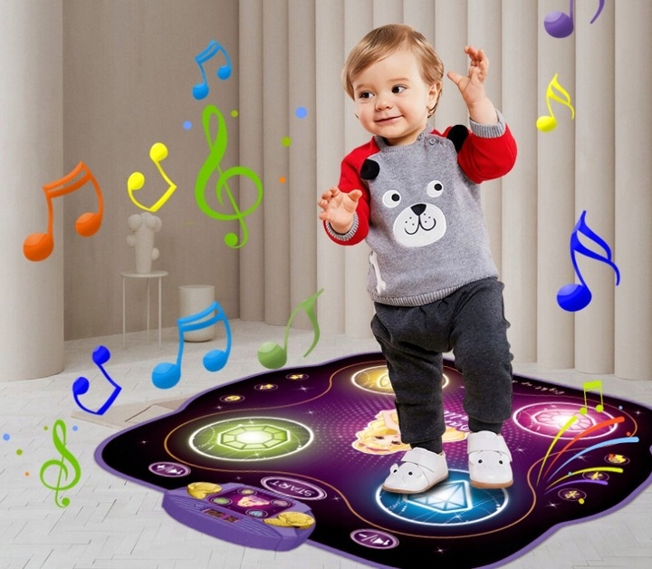 MATA DO TAŃCZENIA MUZYCZNA TANECZNA DLA DZIECI GRA INTERAKTYWNA TAŃCA ZABAW