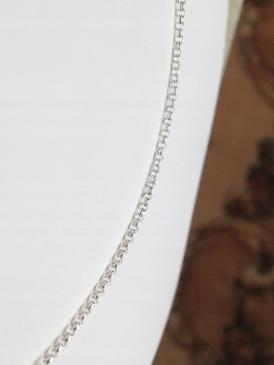 Łańcuszek Srebrny Medalik Komplet Srebrny (na PREZENT / KOMUNIA / Chrzest)