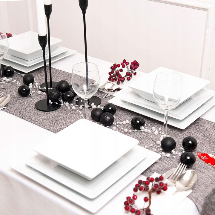 BOMBKI CHOINKOWE 100szt nietłukące ZESTAW XXL NA CHOINKĘ WZORY CZARNE ZŁOTE