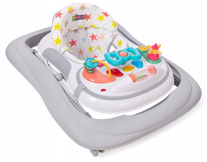 PIMKO ZIPPI CHODZIK DLA DZIECKA INTERAKTYWNY CHODAK DO NAUKI CHODZENIA GREY