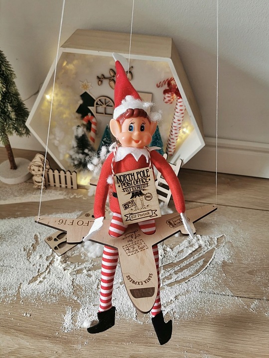 ELF PSOTNIK maskotka on behaving badly zabawa krasnal skrzat figurka